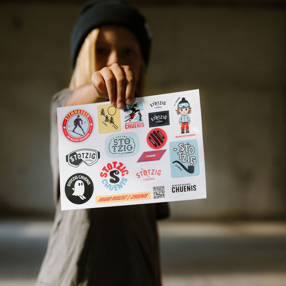 Stickerbogen A5 «STOTZIG - Chuenis»
